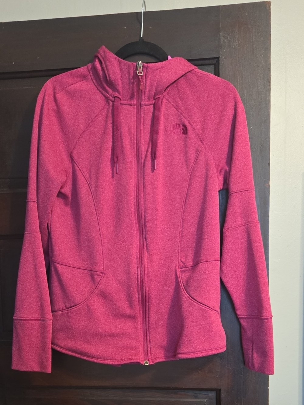 The North Face Women’s Pink Full-Zip Hooded Jacket
